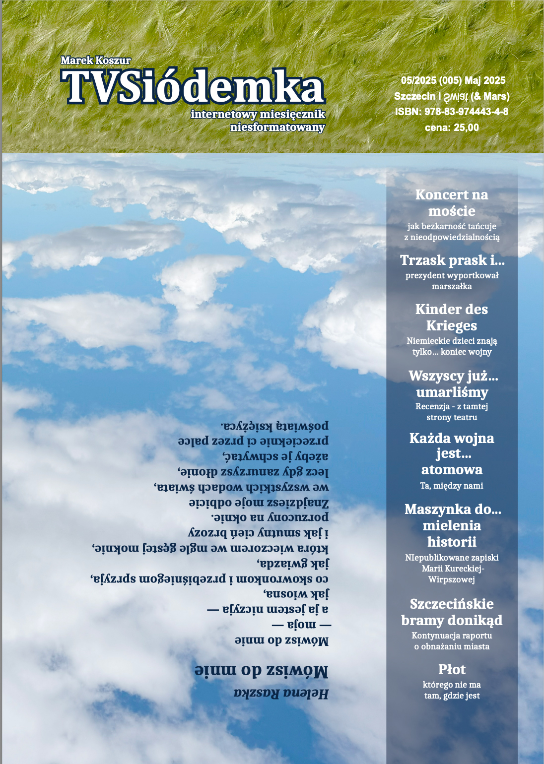 Miesięcznik TVSiódemka</b><br /> 05/2025<br />wydanie elektroniczne - rozkładówki